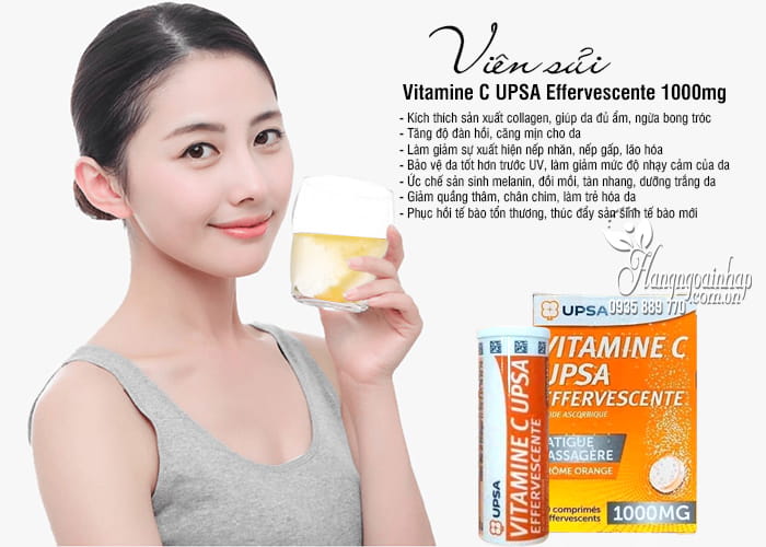 Viên sủi vitamin c của pháp