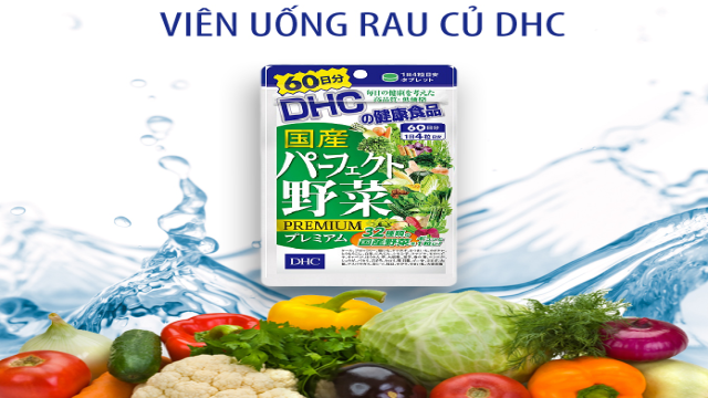 Viên uống DHC bổ sung 32 loại rau, củ cho người bận rộn, lười và ghét ăn rau